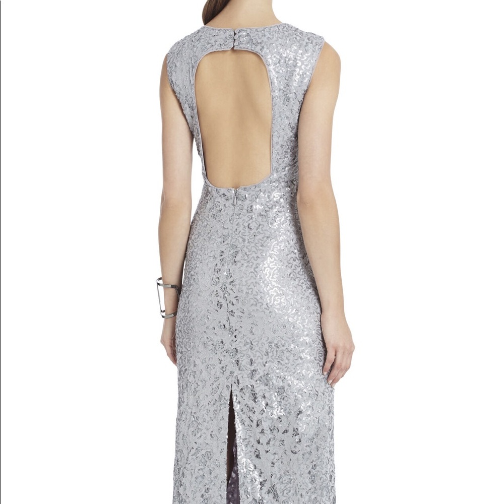 BCBGMAXAZRIA Cain Sequin Appliqué Dress ✨ - Picture 3 of 11